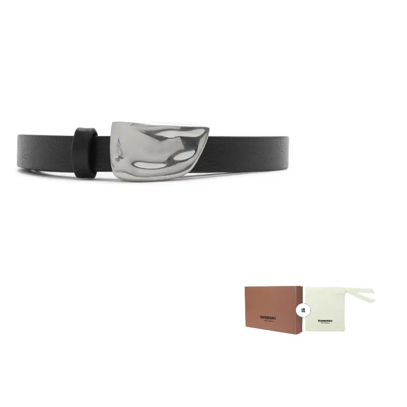

Burberry Кожаный ремень Shield, Black