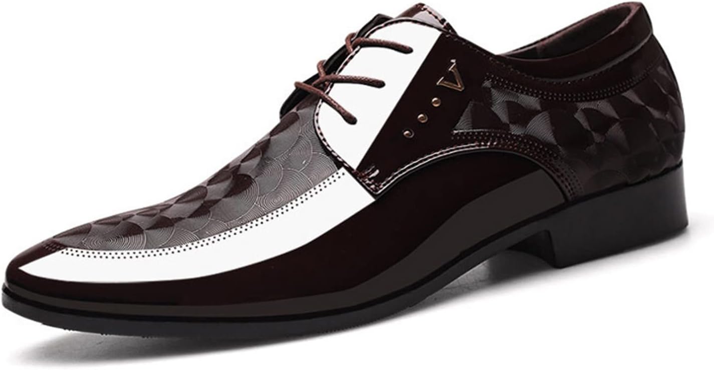 

Мужские классические туфли KYOESCAI, оксфорды для смокинга, удобные дерби, формальные деловые свадебные туфли, классические туфли к костюму, коричневый