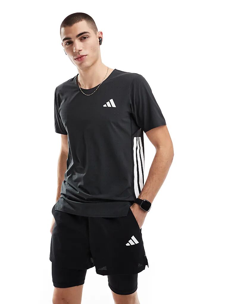 

Футболка adidas Running Adizero черного цвета adidas performance