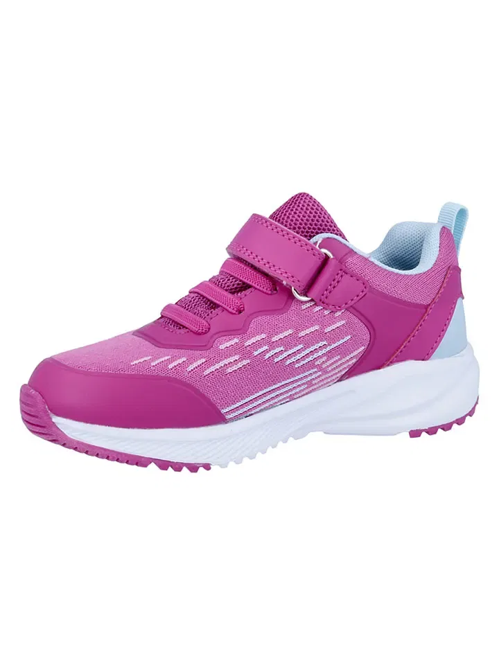 Кроссовки на шнуровке и липучке, Richter Shoes, розовый — фото 3