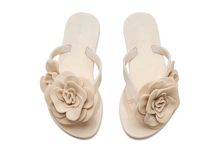 Сандалии с цветочным декором Harmonic Petals Mini Melissa, Beige — фото 3