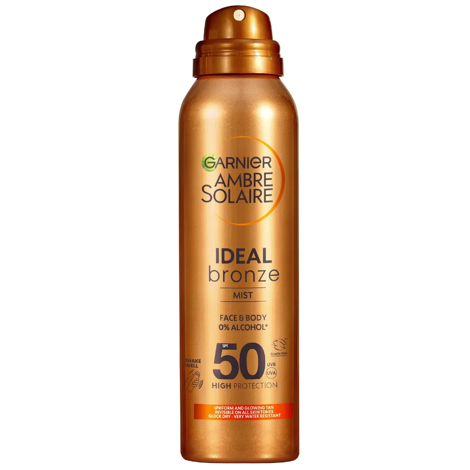 

Ambre Solaire Ideal Бронзовый спрей для загара для лица и тела SPF 50 150 мл Garnier