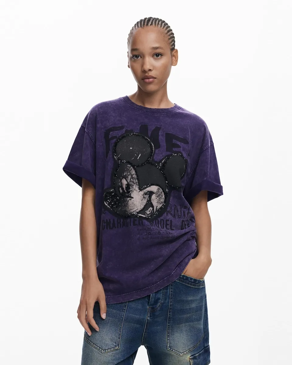 

Женская футболка Mickey FAME Desigual, фиолетовый