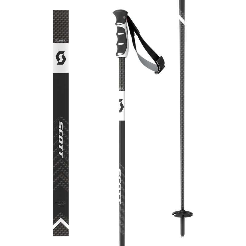 

Мужские горнолыжные палки Sco Pole Pro Taper SRS Scott, black, Черный, Мужские горнолыжные палки Sco Pole Pro Taper SRS Scott, black