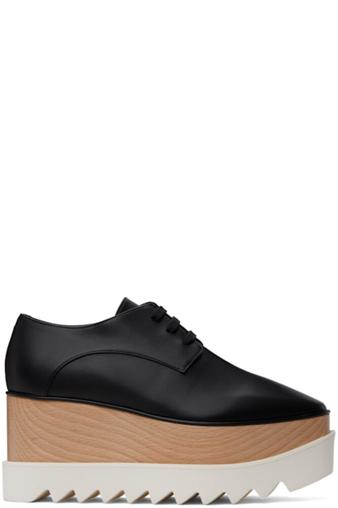 Черные туфли Elyse Platform Derby Stella McCartney
