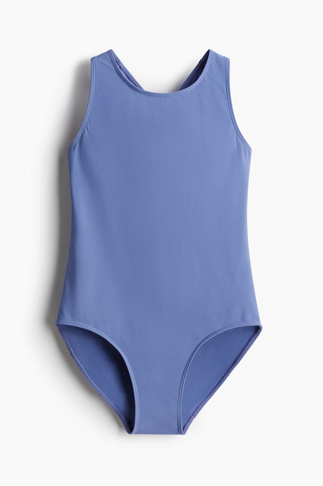 

Спортивный купальник с лайкрой H&M, синий