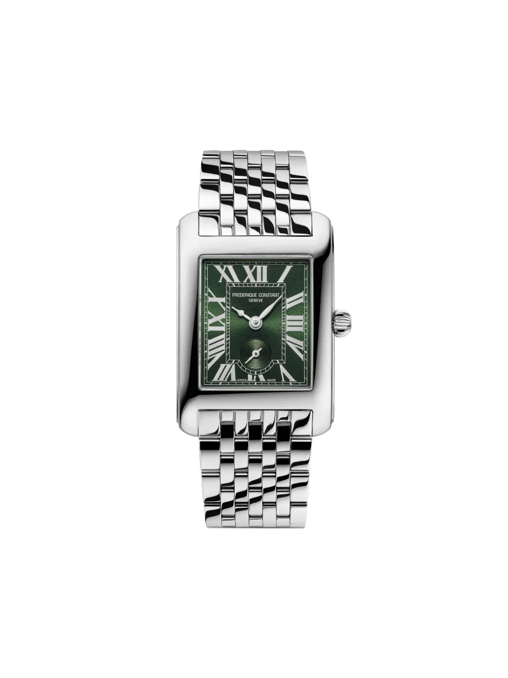 

Наручные часы Carree Small Seconds 36 мм Frederique Constant, зеленый