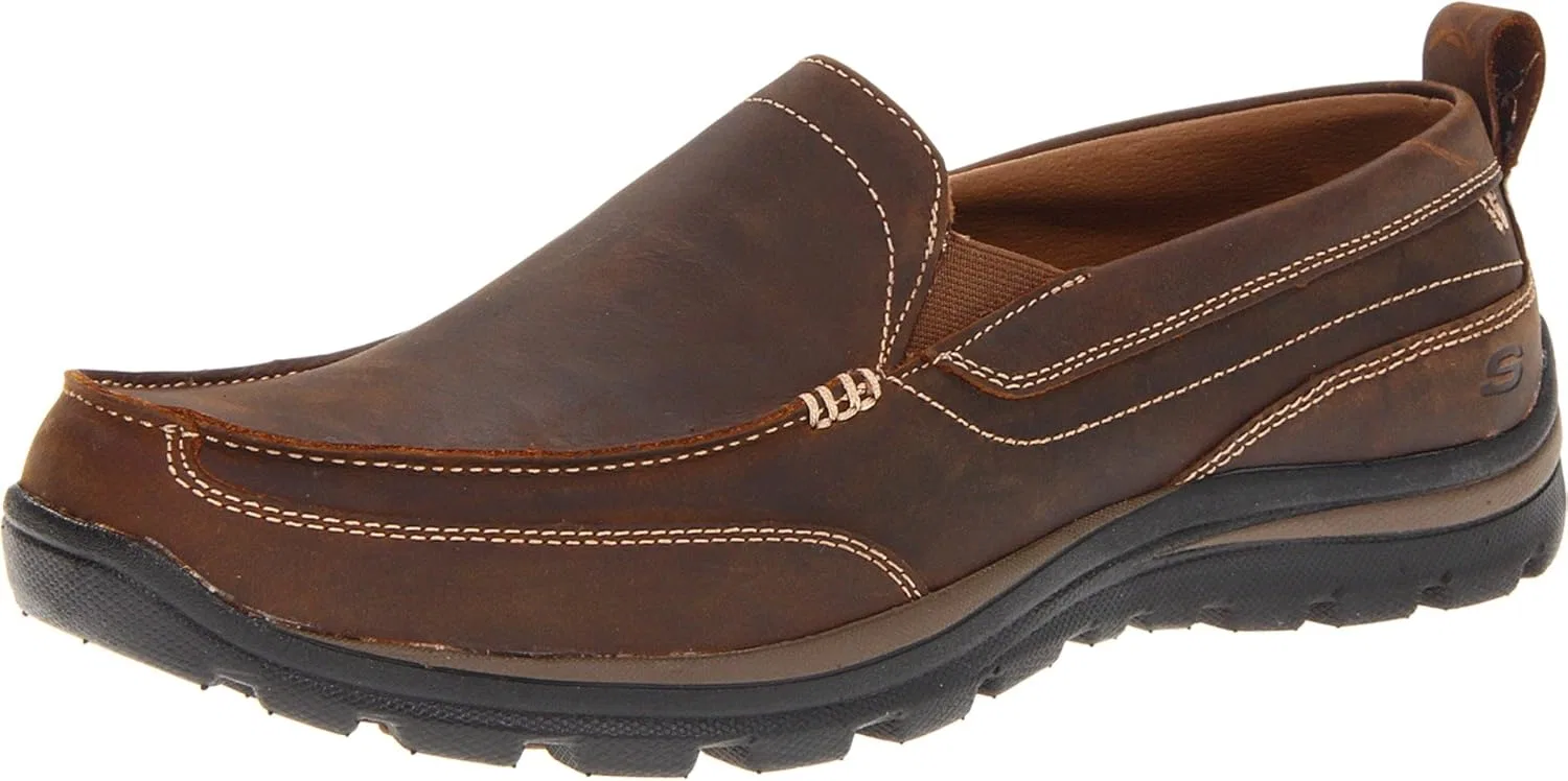 Лоферы Skechers, темно-коричневые