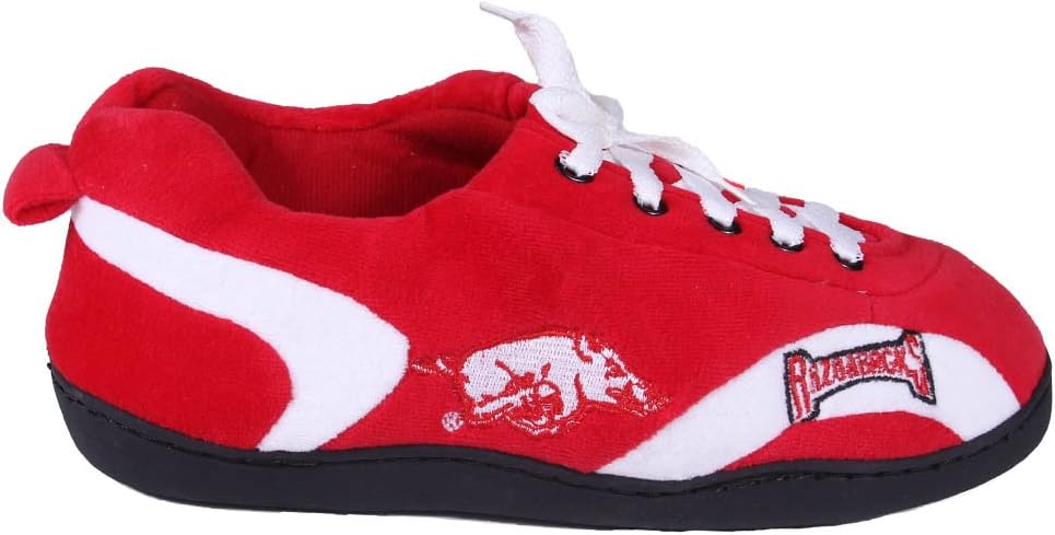 Тапочки Comfy Feet NCAA для использования дома и на улице, Arkansas Razorbacks — фото 2