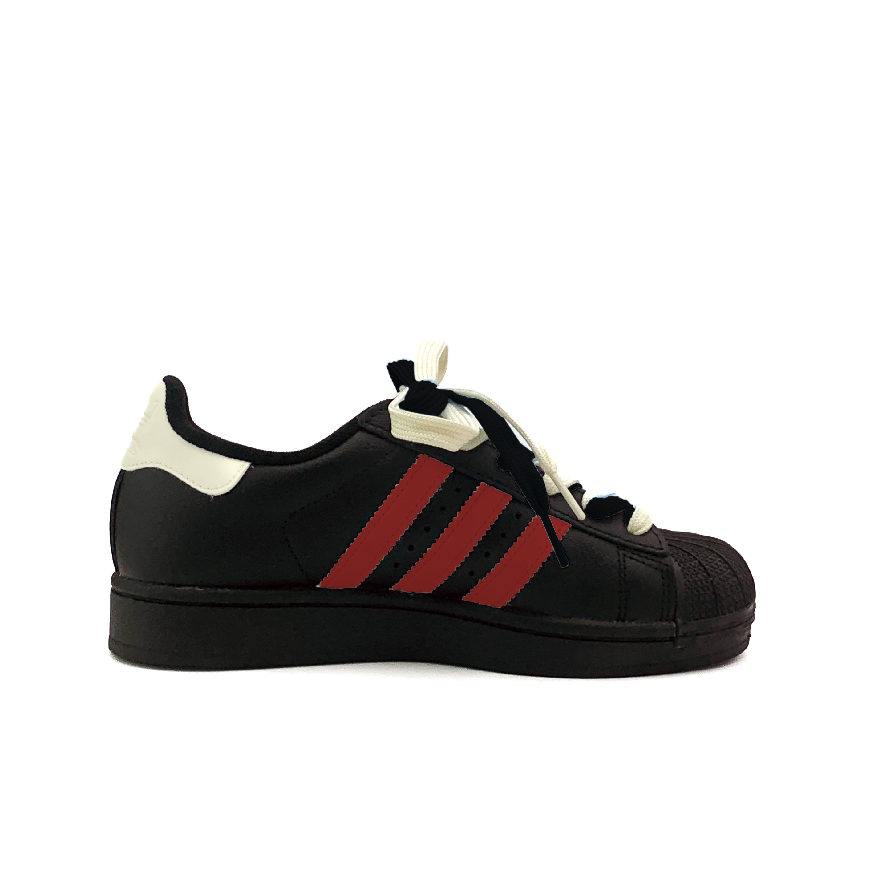 Adidas Originals Superstar 2 Crimson Crow Shadow устойчивые к истиранию низкие детские скейтбординг кроссовки red для подростков — фото 3