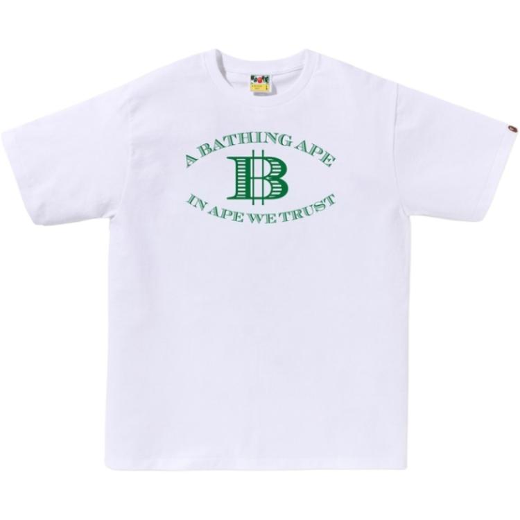 

Футболка Bape Money B Logo A BATHING APE, белый