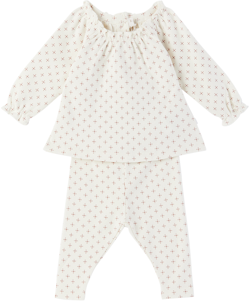 

Детский комплект из футболки с длинным рукавом и леггинсов Off-White Gaela Bonpoint