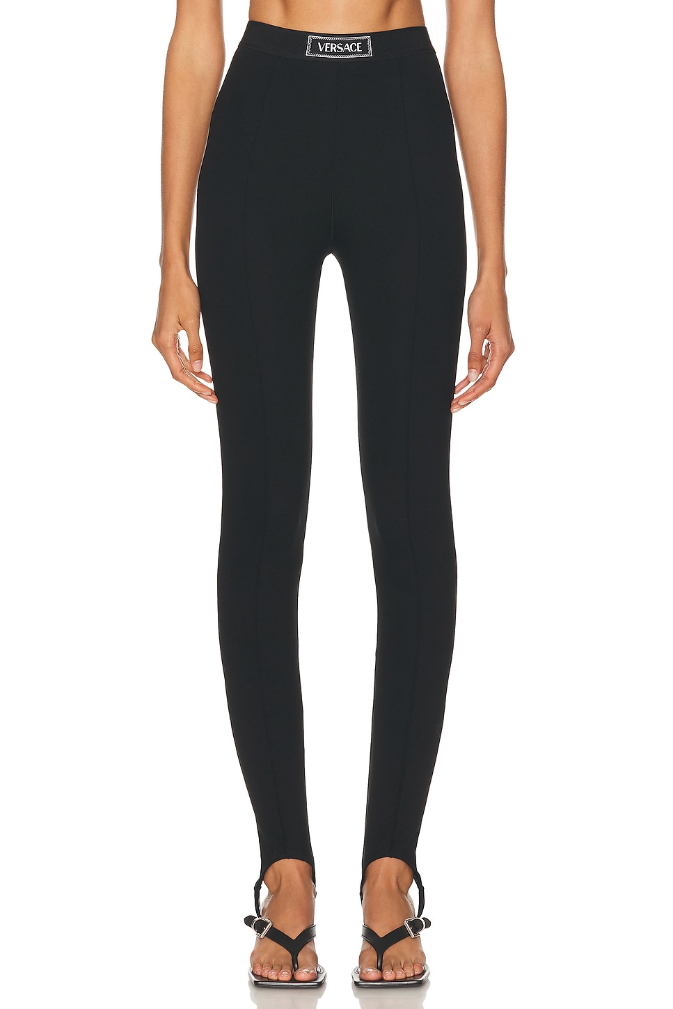 

Высокие леггинсы Versace, Black