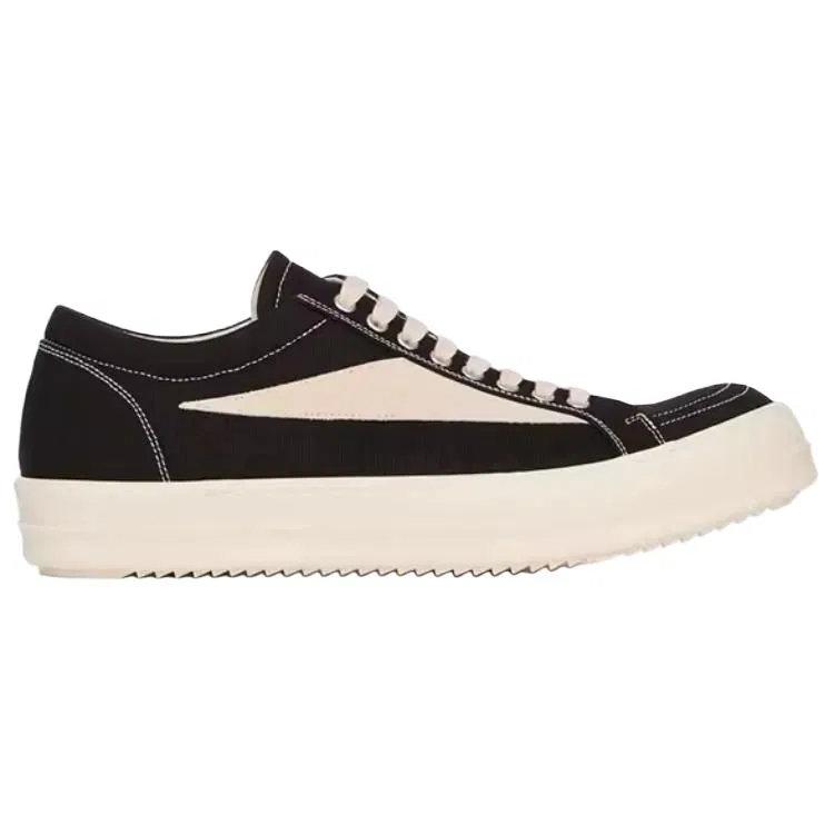 Кроссовки скейтбордические низкие Rick Owens DRKSHDW Black White — фото 3