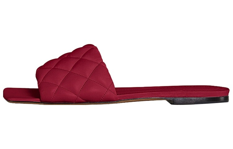 Шлепанцы женские Bottega Veneta, красный