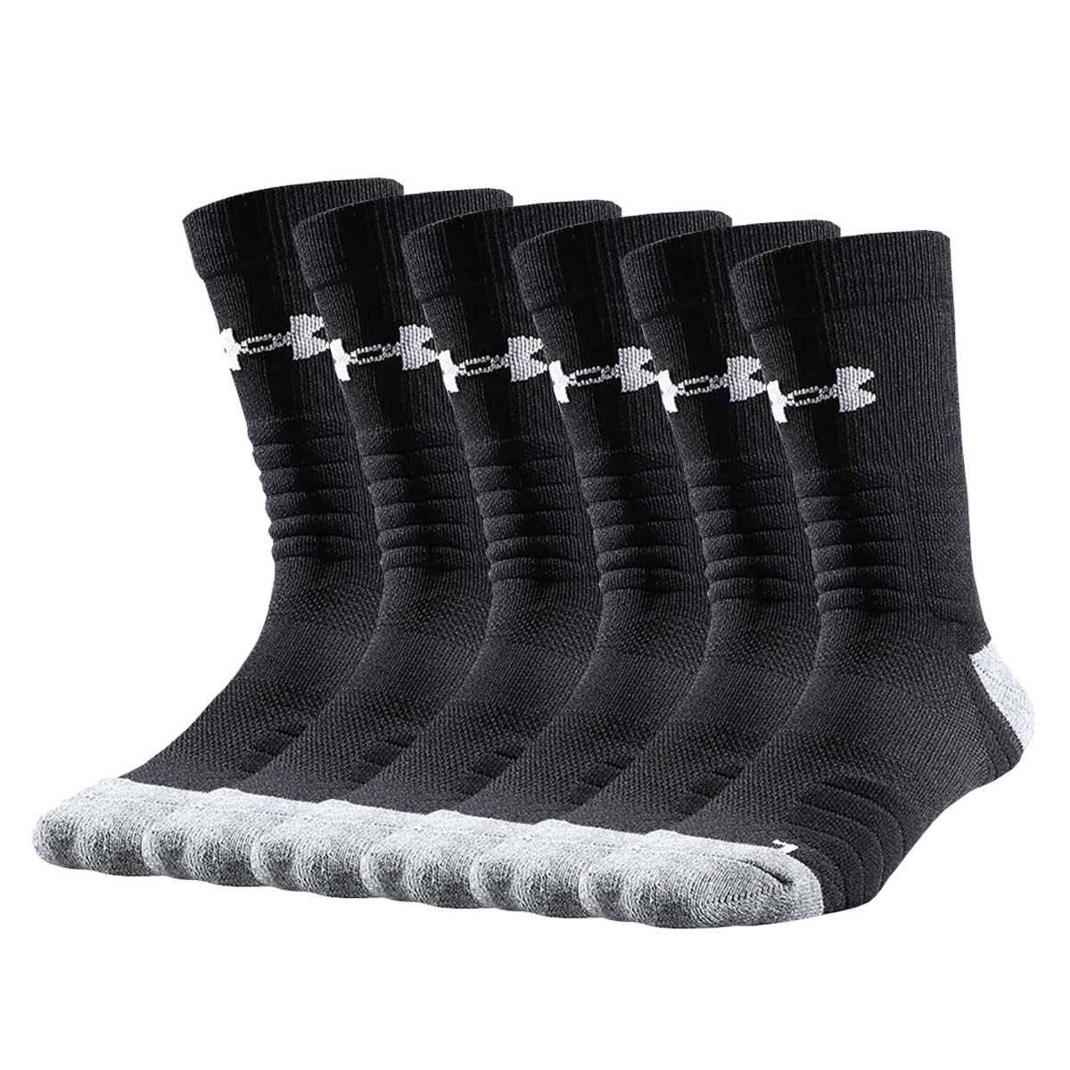 

Носки до колена унисекс 1 комплект 6 пар черные Under Armour