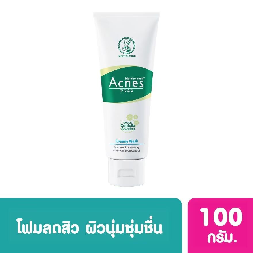 

Acnes Кремовое мыло для мытья без ментолатума, 100 г, White