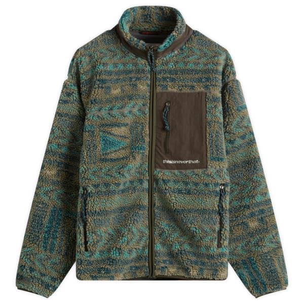 

Куртка из шерпы Thisisneverthat, оливковый