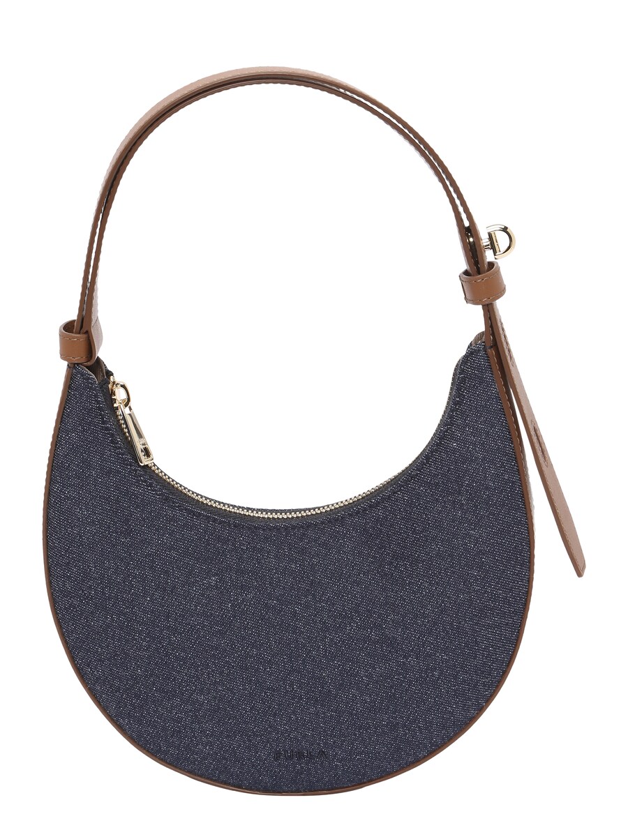 

Сумка через плечо FURLA Delizia Mini, синий деним
