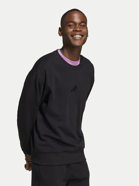 Свитшот loose fit ALL SZN French Terry IX1261 Adidas, черный — фото 4