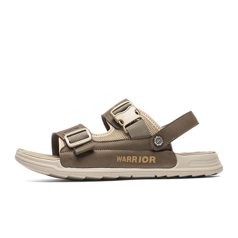 

WARRIOR Пляжные сандалии мужские коричневые хаки