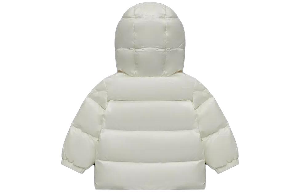 Moncler Пуховая куртка для детей Odon, белая, для младенцев и малышей — фото 4