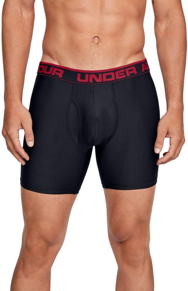 

Мужские боксеры Under Armour UA Original Series 6" Boxerjock, 2 шт, Black (003)/Red