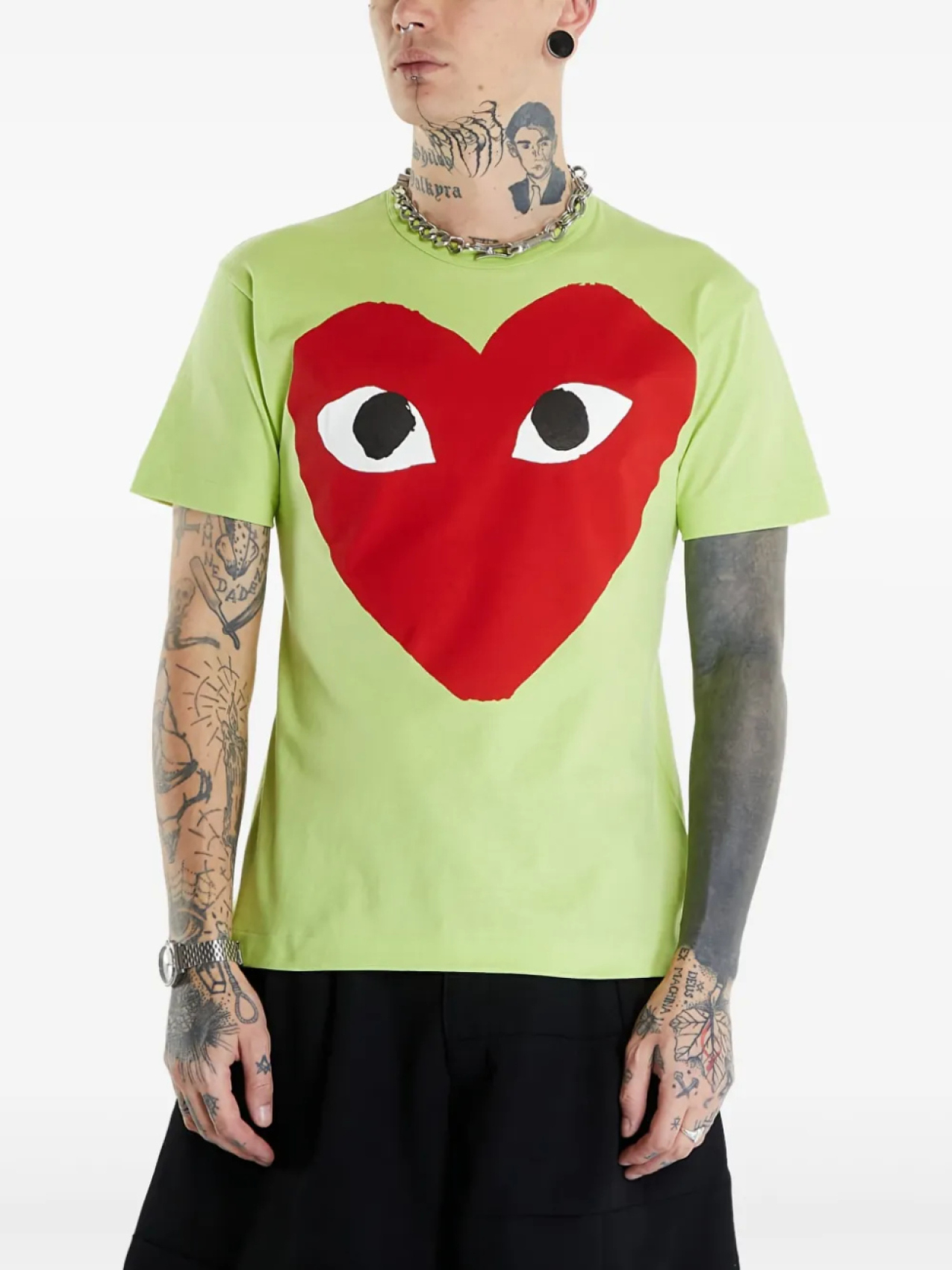 

Comme Des Garçons Play футболка с круглым вырезом, зеленый