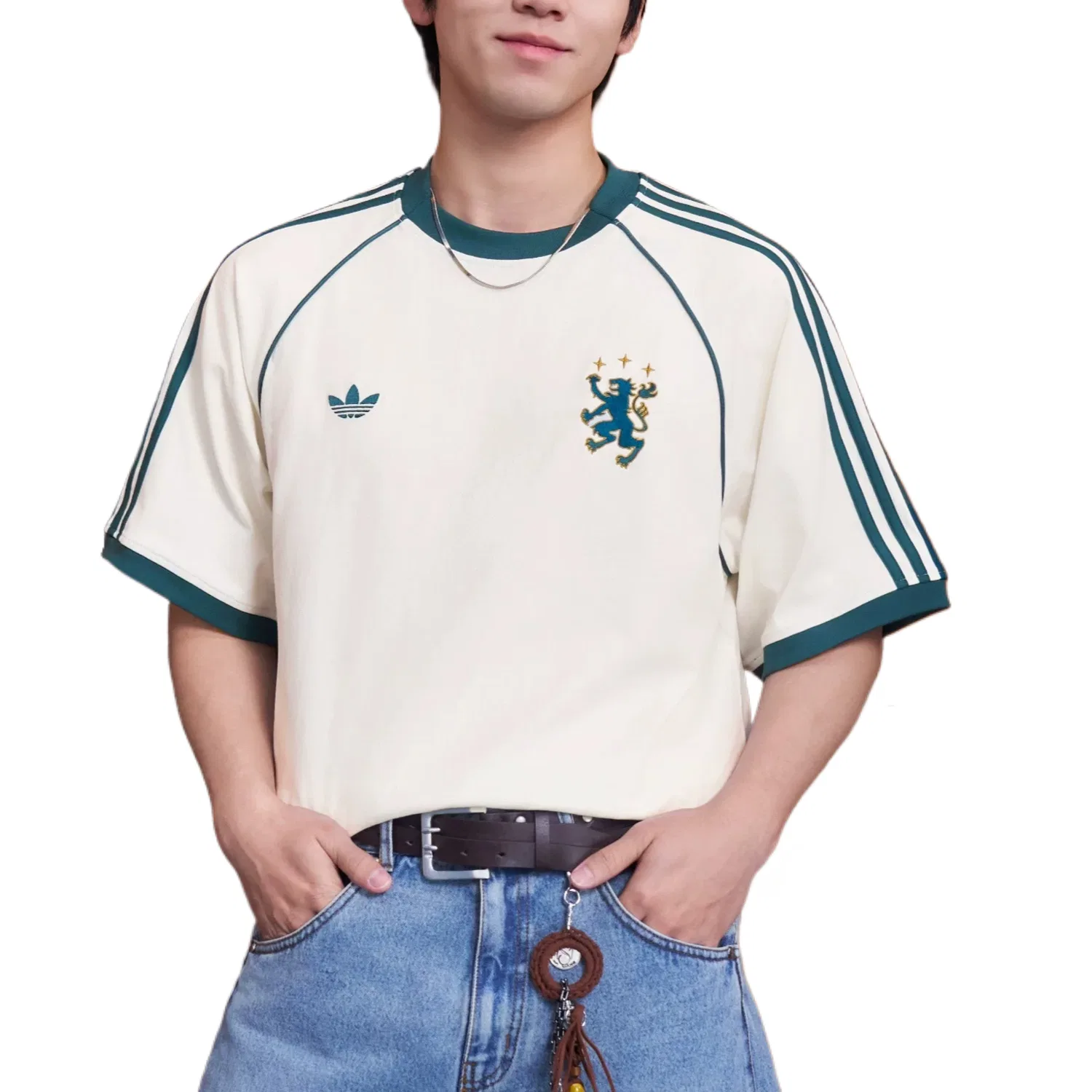 Футболка Adidas Originals SS26 белая — фото 4