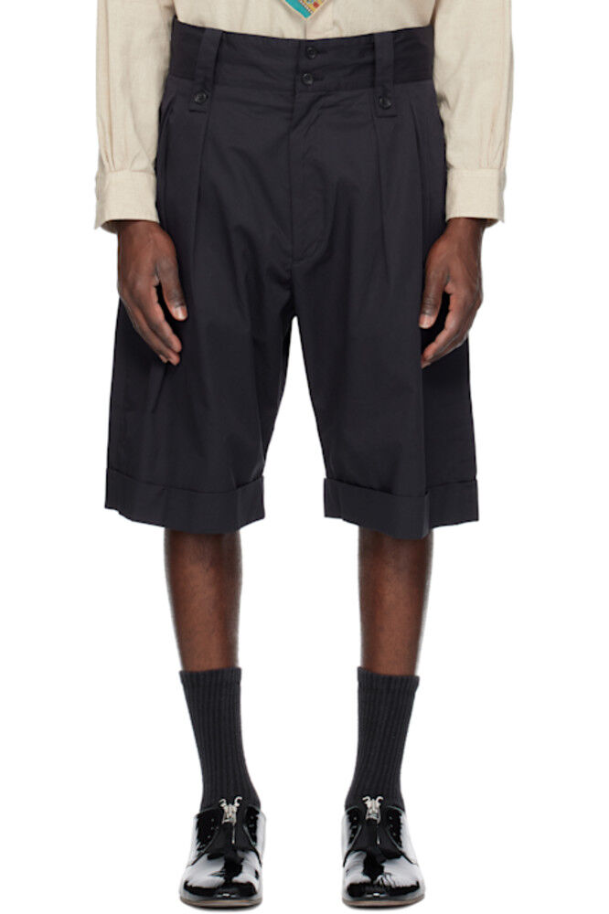 

Темно-синие шорты Gurkha Engineered Garments