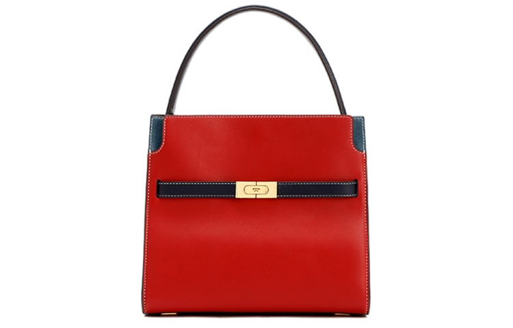 

TORY BURCH Кожаная сумка через плечо маленькая женская красная синяя разноцветная