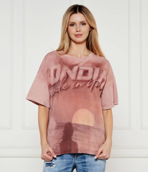 

Футболки Oversize fit Dondup - Made In Italy, розовый