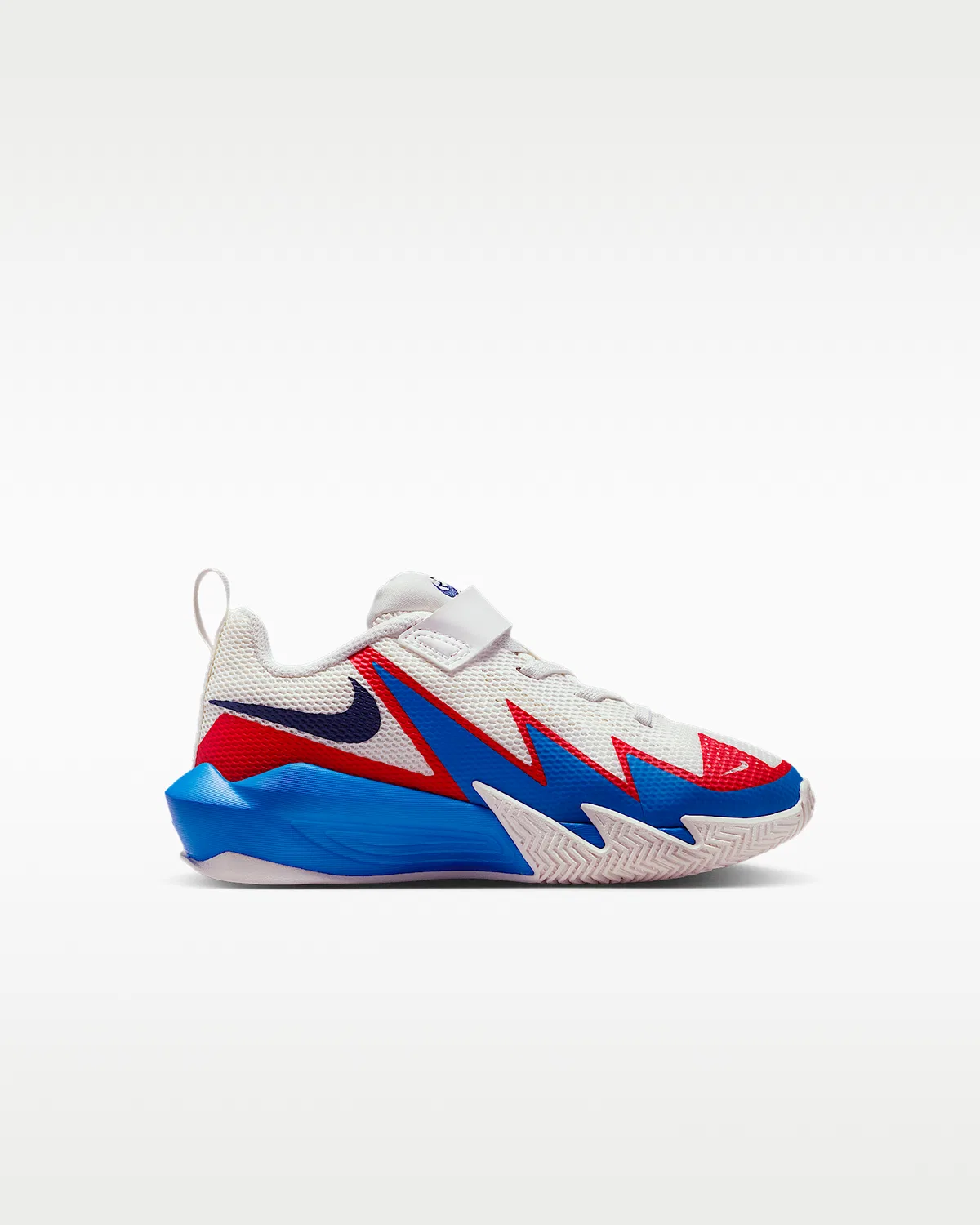 Кроссовки баскетбольные Nike S.T. Dynamite для маленьких детей, Sail/Photo Blue/University Red/Midnight Navy — фото 3