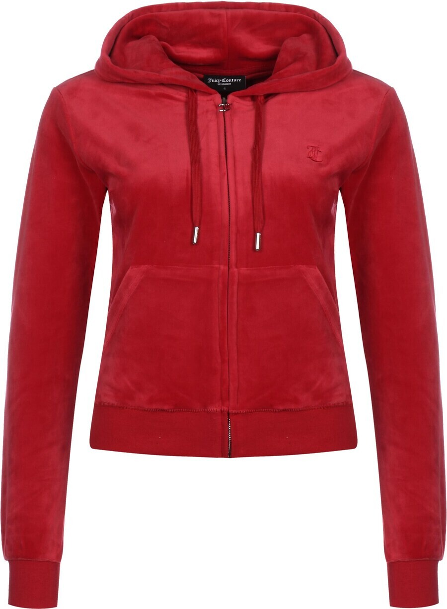 

Худи Juicy Couture Zip-Up Hoodie Robertson, красный