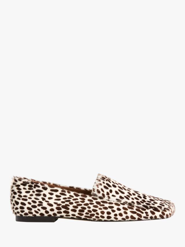 Кожаные лоферы Ellis для волос Flattered, Off White/Brown