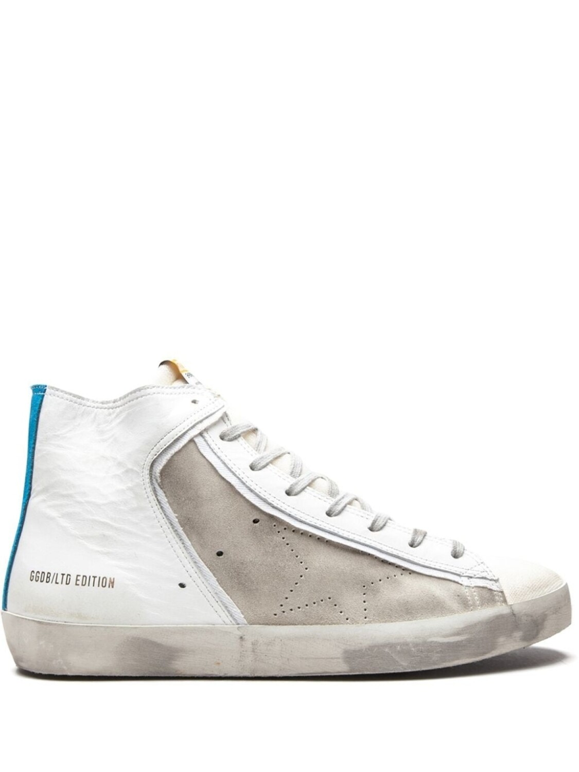 

Golden Goose высокие кеды Francy, белый