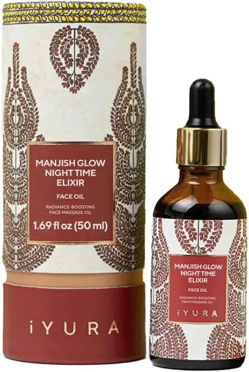 Масло для лица Iyura — Manjish Glow Night Time Elixir, 50 мл