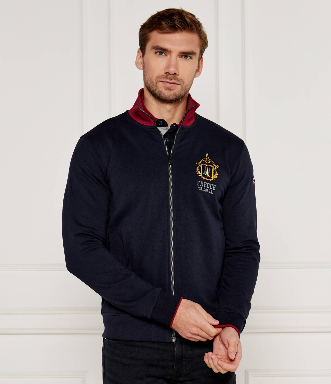 

Толстовка Aeronautica Militare Regular Fit, темно-синий