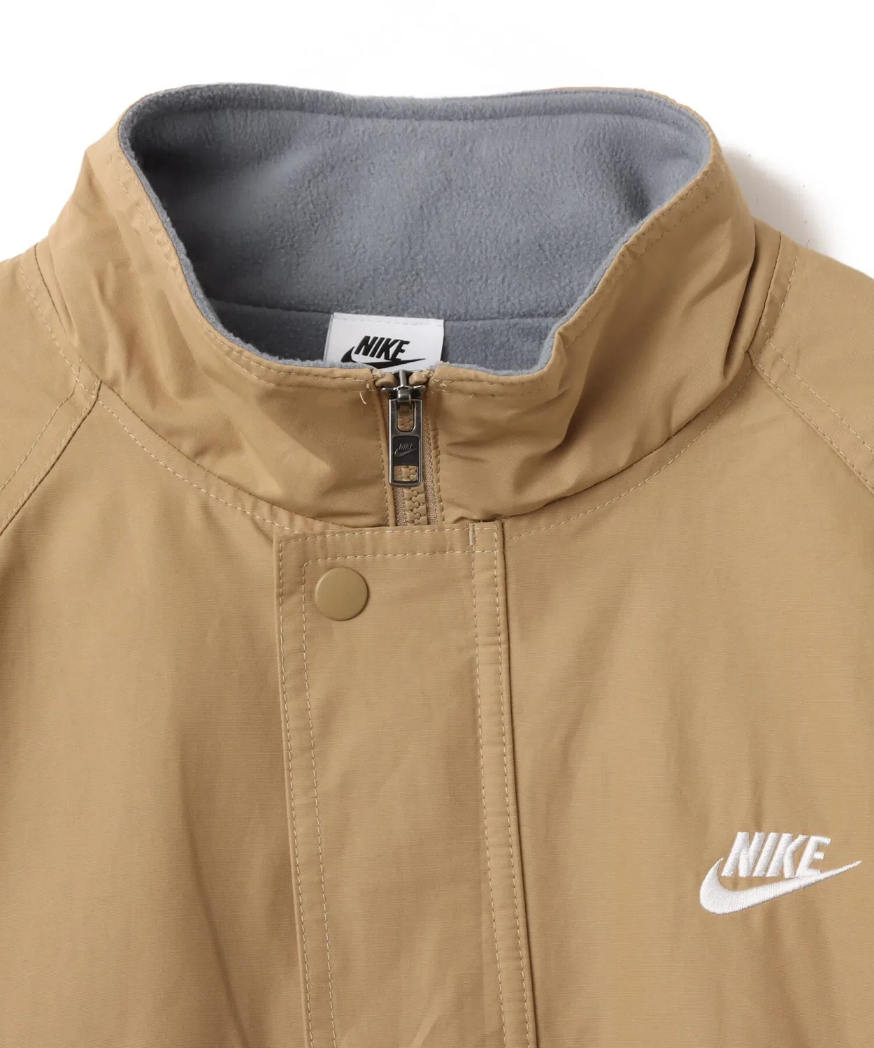 Куртка Nike Club Futura свободная бежевая — фото 4