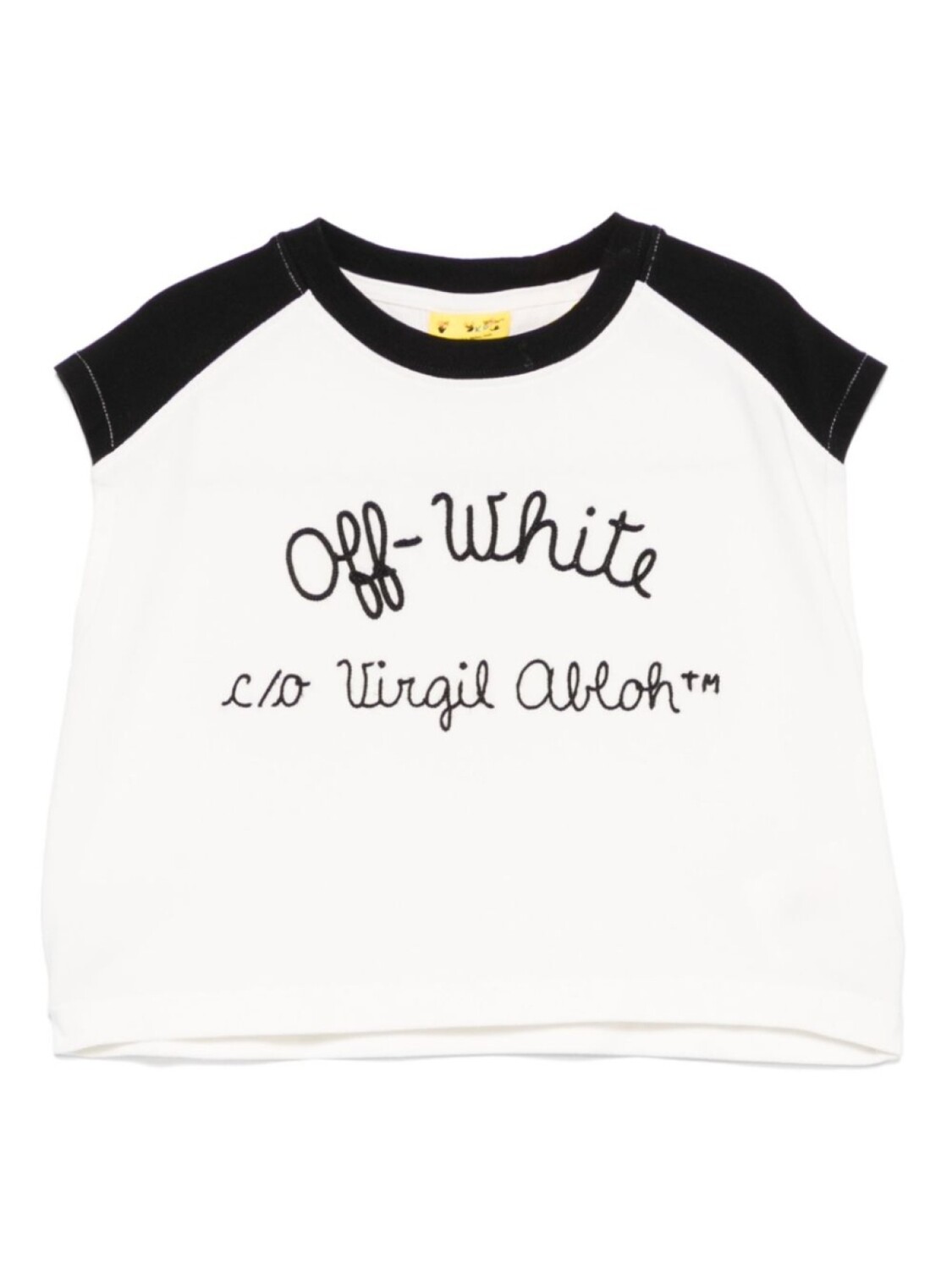 

Off-White Kids Ringer топ, белый