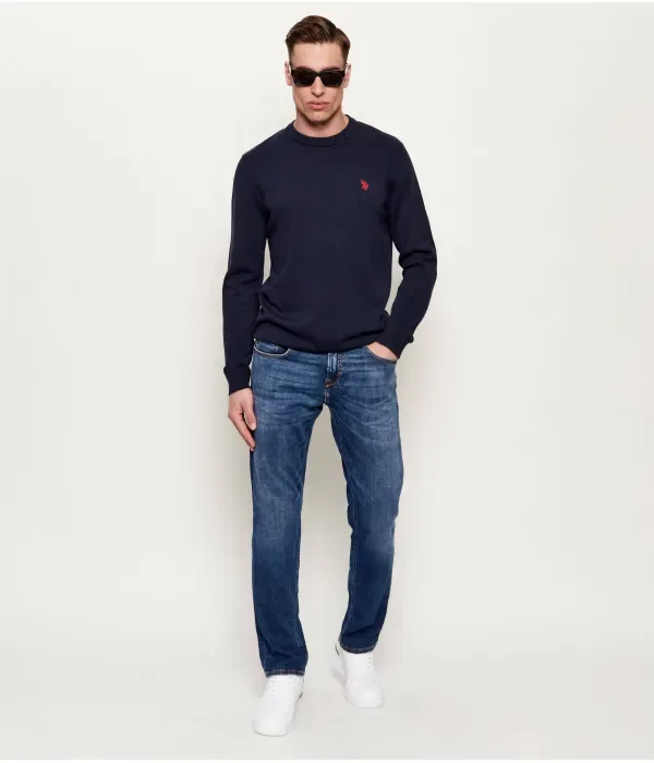 Свитер regular fit Us Polo Assn, темно-синий — фото 2