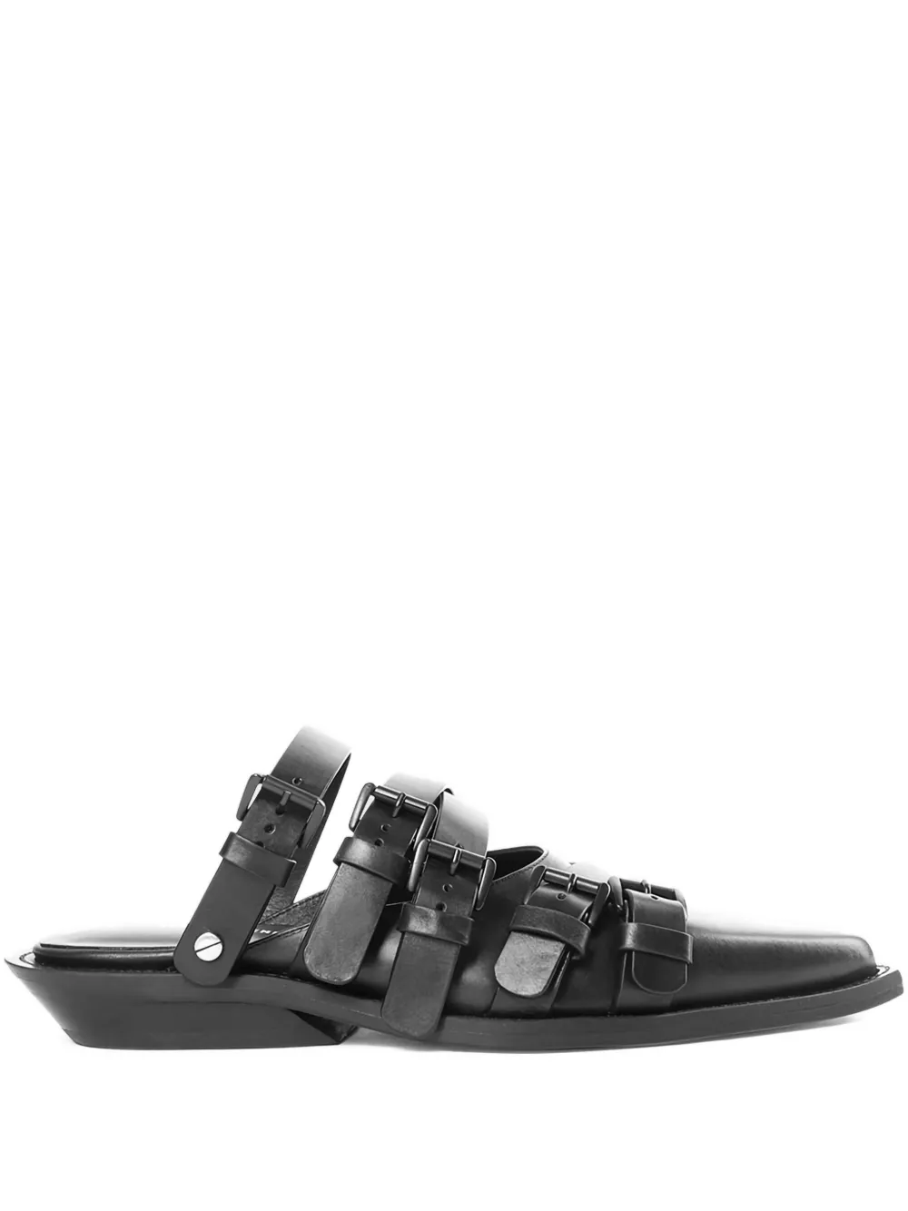 Сандалии Kalla с пряжками Ann Demeulemeester, черный