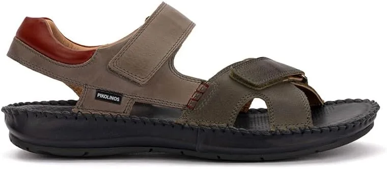Мужские кожаные сандалии на плоской подошве Pikolinos Flat Leather Sandals Tarifa