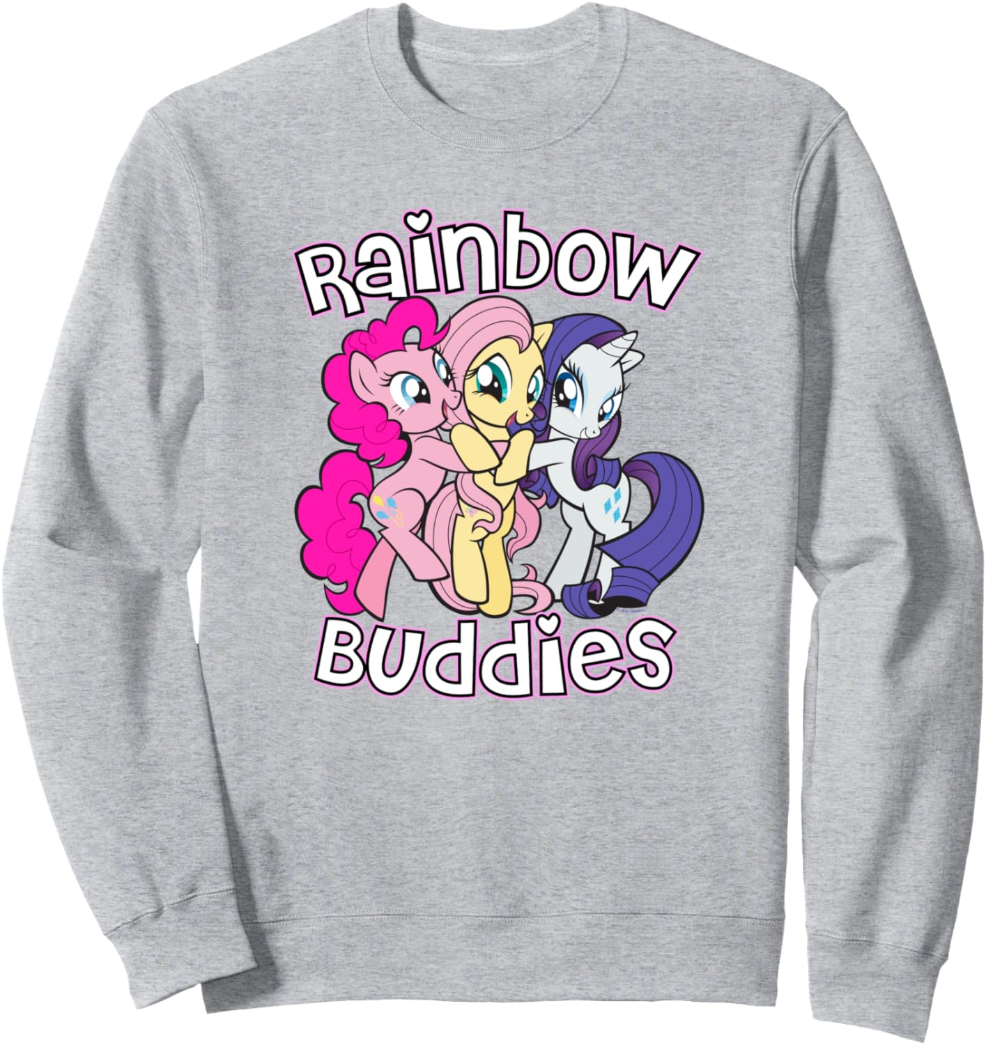

Толстовка для девочек My Little Pony: Friendship Is Magic Rainbow Buddies, серый