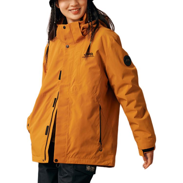 

Jeep Водостойкая ветрозащитная износостойкая ветровка Unisex, Oxidized Yellow