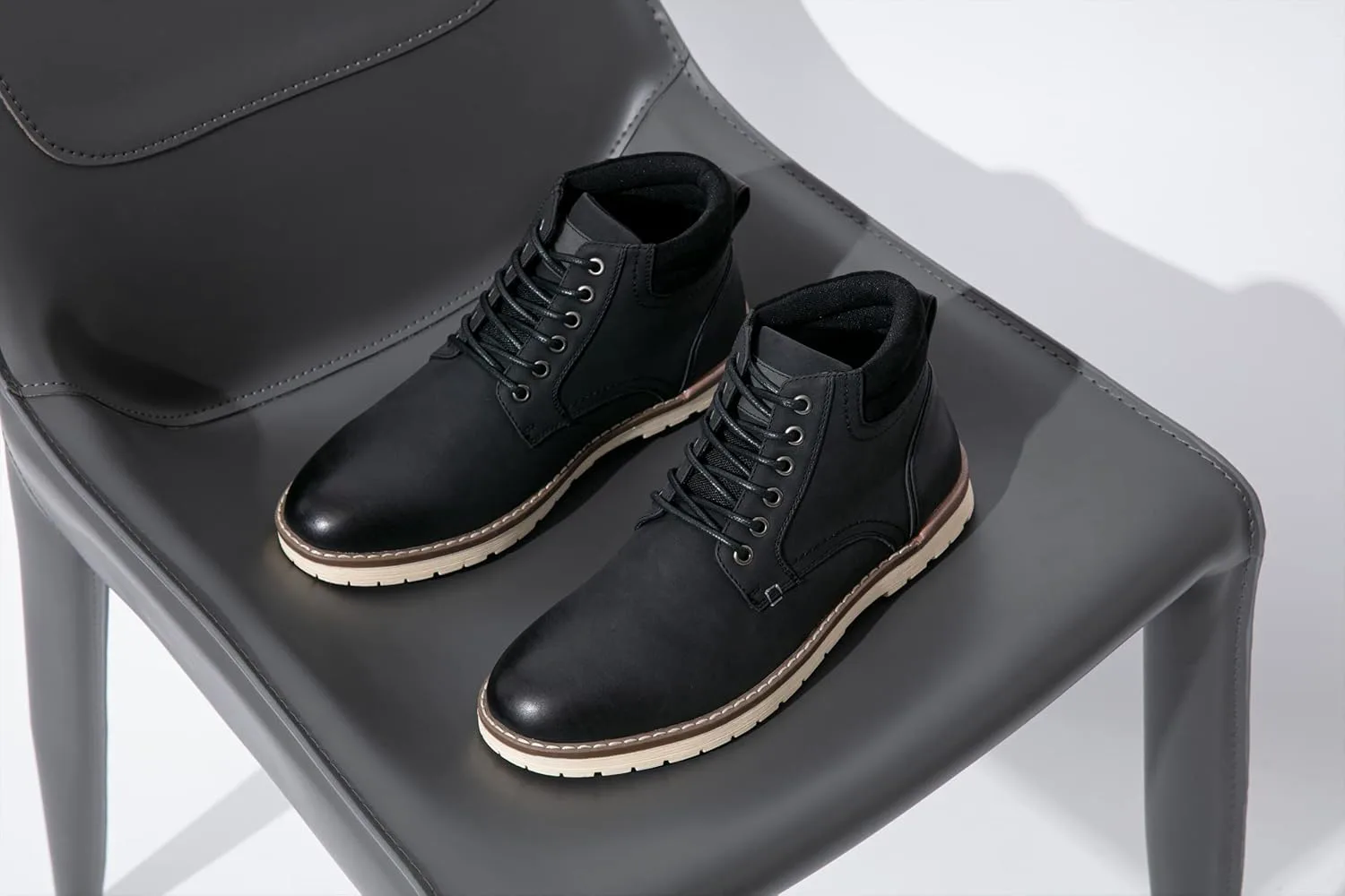 

Мужские ботинки Vostey, походные и повседневные ботинки для мужчин, черный