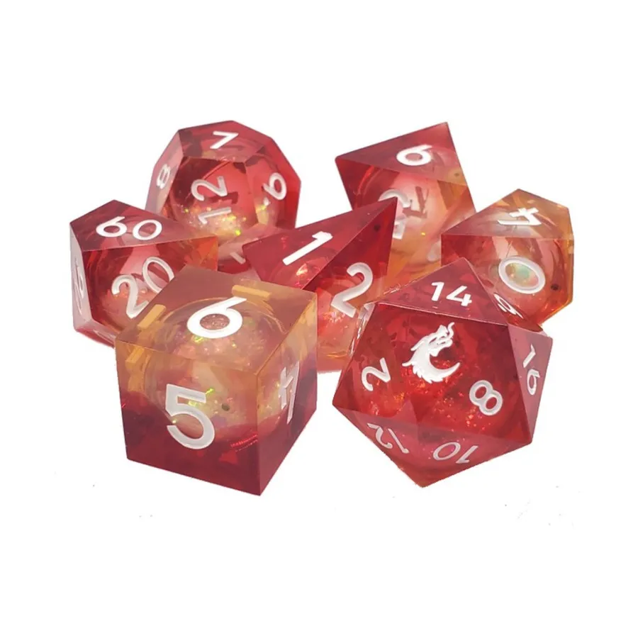

Набор Poly Set Liquid Infused Sunrise Fury (7), Sharp Edged Dice