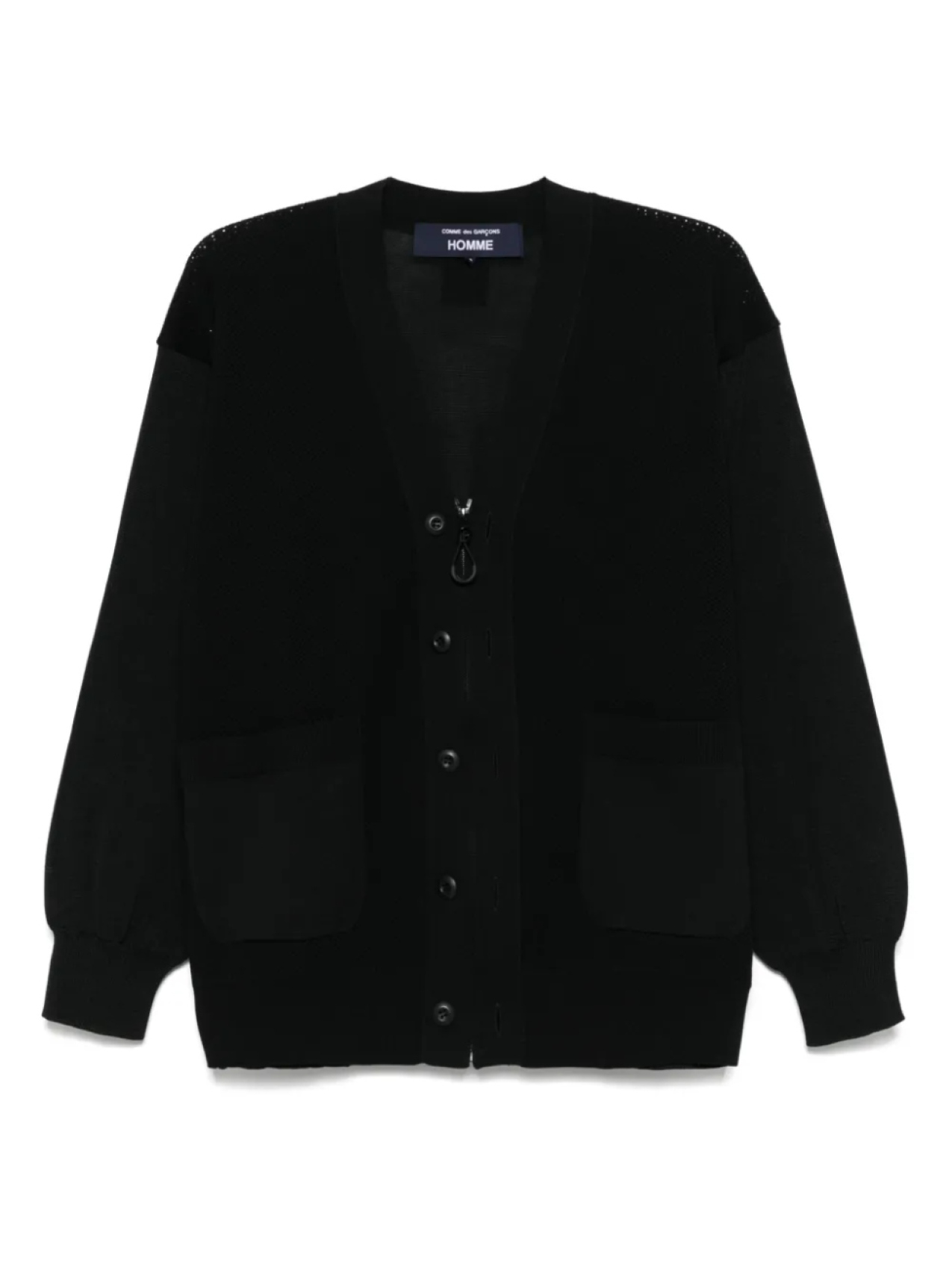 

Comme des Garçons Homme кардиган с V-образным вырезом, черный
