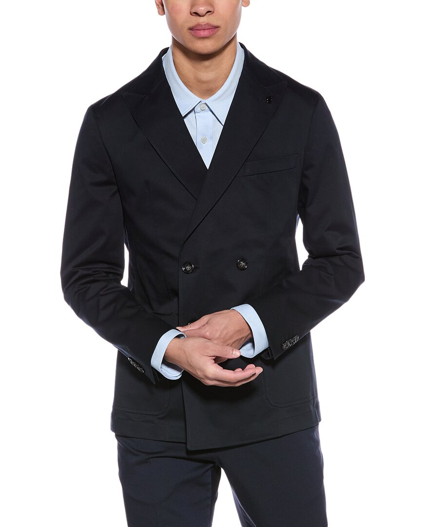 

BOSS Hugo Boss приталенный пиджак, синий