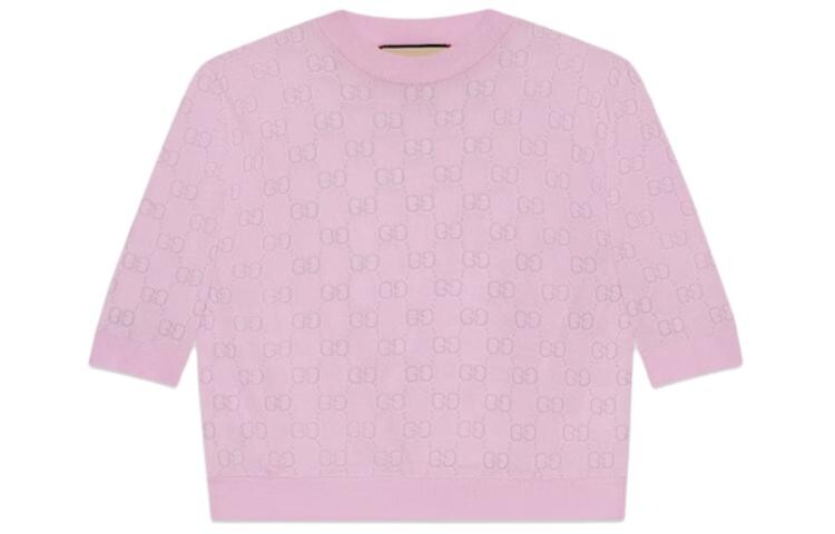 

Футболка женская Gucci с логотипом, розовый